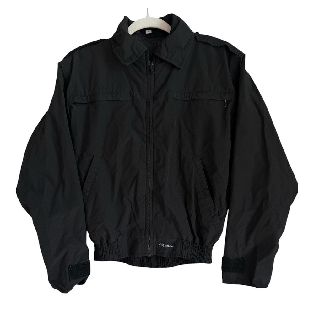 Mocean Black Tactical Windbreaker Standard Patrol Jacket Men's Small USA